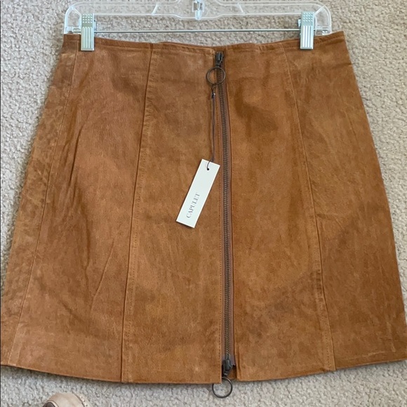 100% leather Capulet skirt - Picture 1 of 5